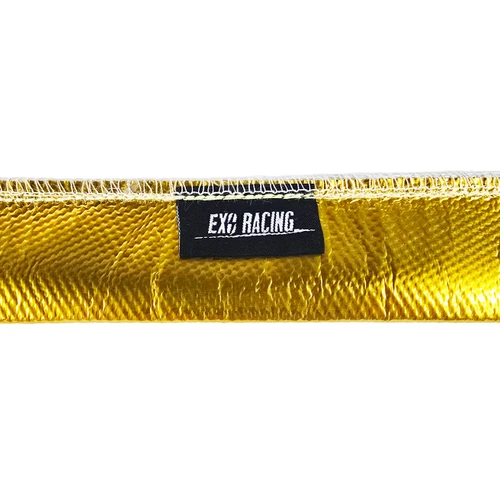 Exoracing sewn heat sleeve gold colour