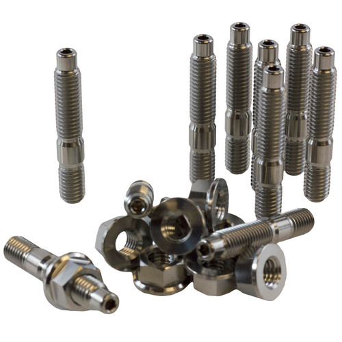 Exoracing titanium intake exhaust manifold nut and stud kit