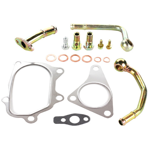 Exoracing Turbo Oil Water Line Kit For Subaru Fits Impreza Tf035Hm Td04L