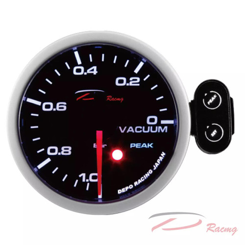 Depo Racing 52mm Led Vacuum Gauge With Warning Touch Screen