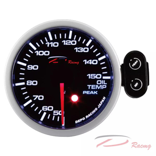 Depo Racing 60mm Led Oil Temperature Gauge With Control Box