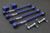 Hardrace Adjustable Rear Lateral Arms And Drop Links Hardened Rubber For Subaru Fits Impreza Gc