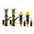 Yellow Speed Club 2Way Coilovers For Mitsubishi Lancer 02-07