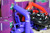 Black silicone coolant hose with purple inner layer for Honda Civic EP3