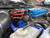 Black silicone coolant hose with purple inner layer for Honda B-series