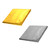 Gold and silver heat reflective sheet colour comparison