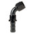 AN Swivel Push Lock Hose End Barb Fitting Black