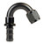 AN Swivel Push Lock Hose End Barb Fitting Black