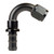 AN Swivel Push Lock Hose End Barb Fitting Black