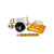 Yellow Speed Air Jack 4Point With Connector Valve And Lance
