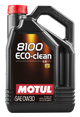 Motul 8100 Eco-Clean 0W30 Engine Oil 5L