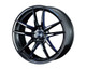 WedsSport RN-55M Alloy Wheel 18x9.5 5x114.3 ET45 Gloss Black 73mm CB