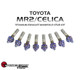 8 x Speedfactory Titanium Exhaust Manifold Kit Raw For Toyota Mr2 Celica