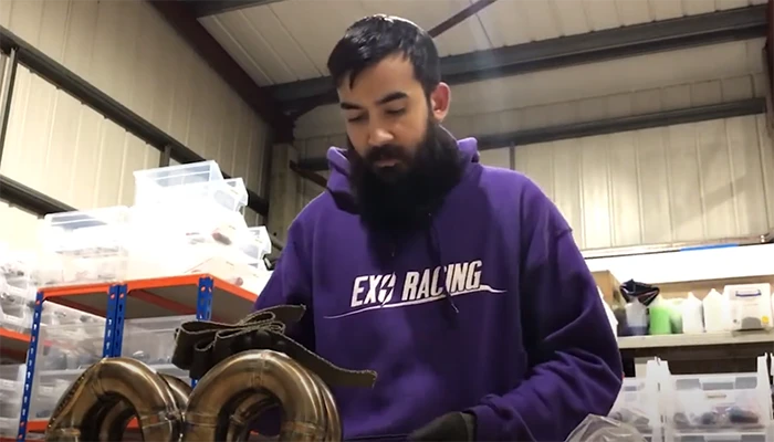 exhaust wrap measuring