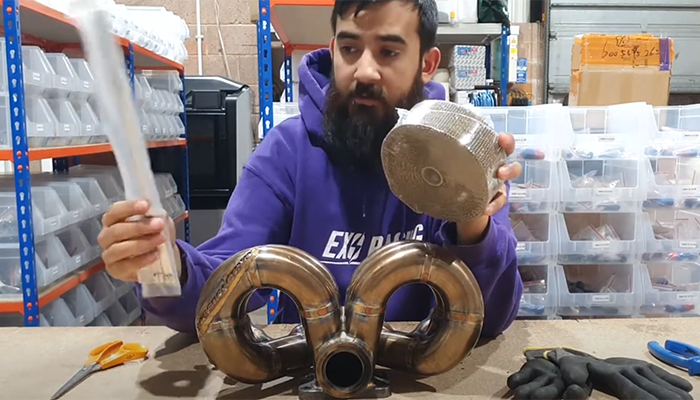 exhaust wrap tools needed