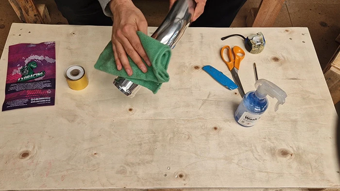 clean down the surface