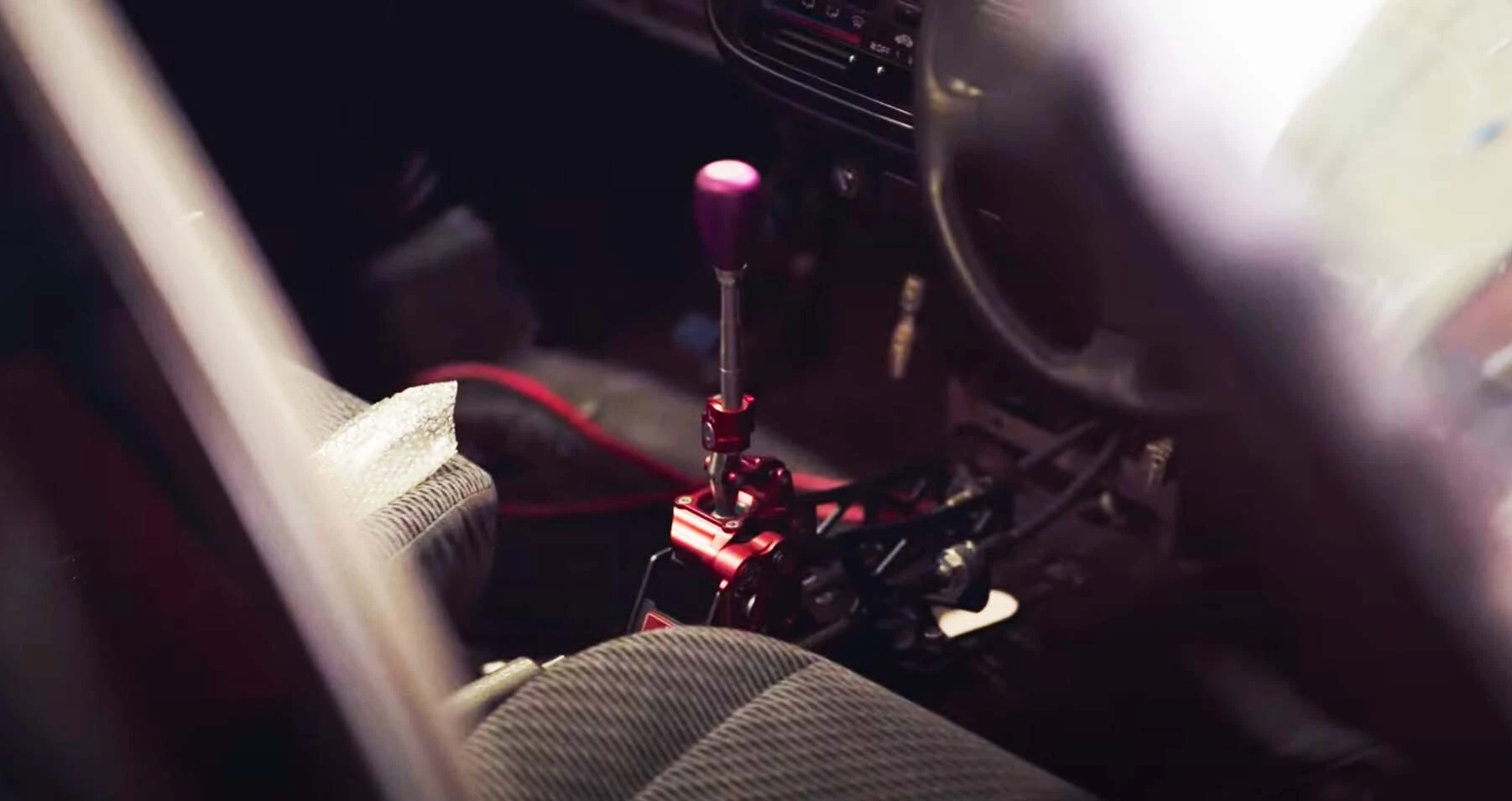 ep3 interior blog short shifter installed