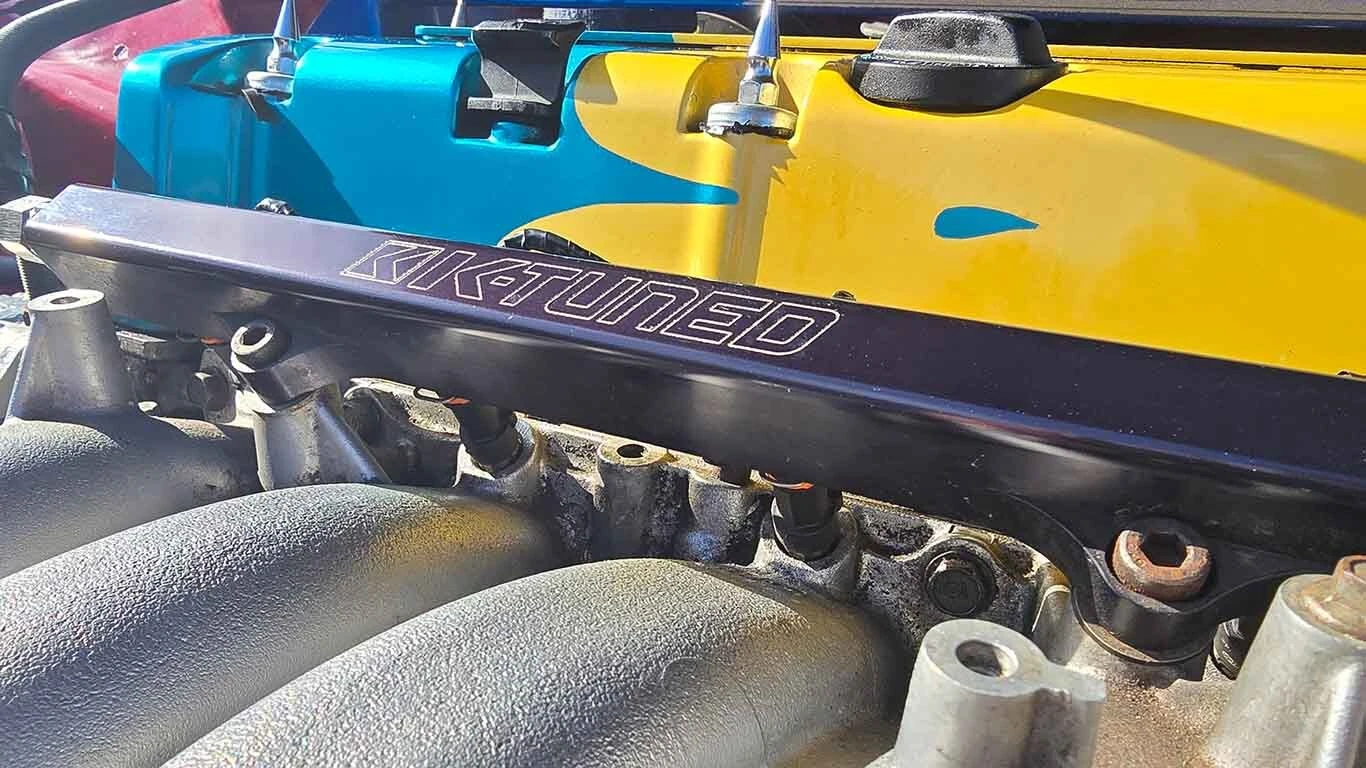 Honda K-Series fuel rail engine bay