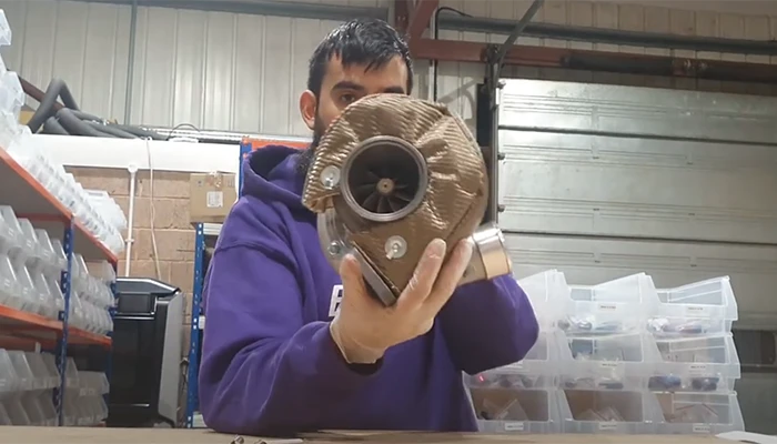 make sure the turbo blanket fits correctly