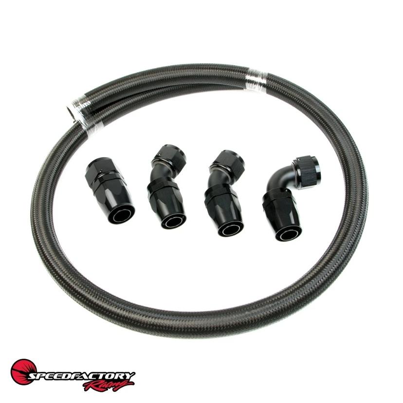 Speedfactory Race Radiator Hose And Fitting Kit AN16