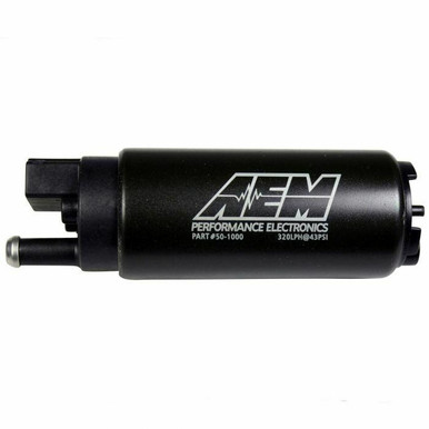 AEM 340Lph High Flow Intank Fuel Pump Offset Inlet Inline 340Lph@43Psi