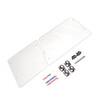 Heavy duty two piece front windshield set for the Team Losi 5ive-TE 3.0!  Designed for easy shipping as well as install.  The two pieces mate together during the install for a seamless looking windshield.