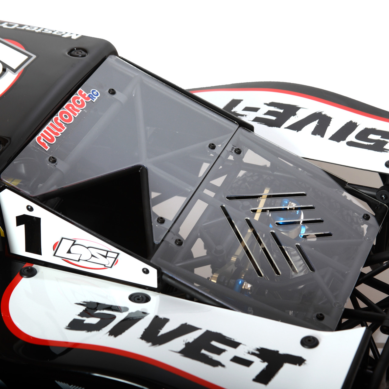 LOSI 5IVE-T & 2.0 REAR LOWER WINDOW - LASER CUT! losi-5ive-t-2-0-rear-lower-window-laser-cut