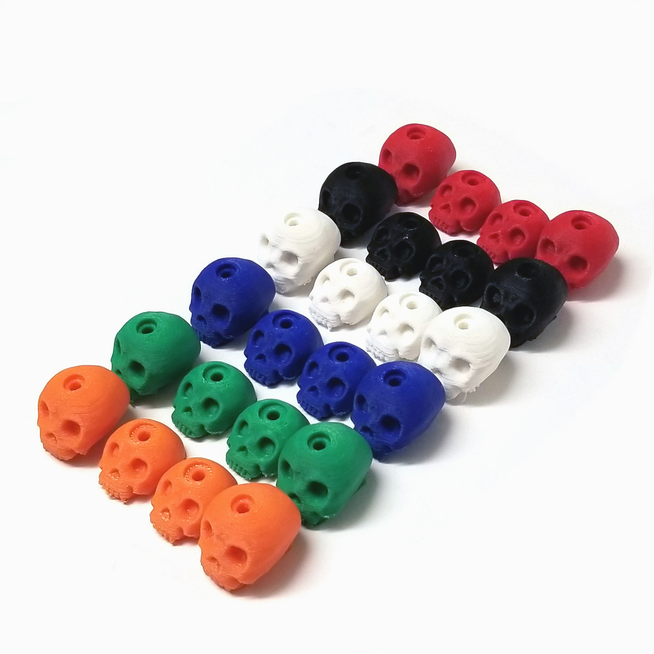 TRAXXAS X-MAXX CUSTOM 3D PRINTED BODY WASHERS SKULL (4)