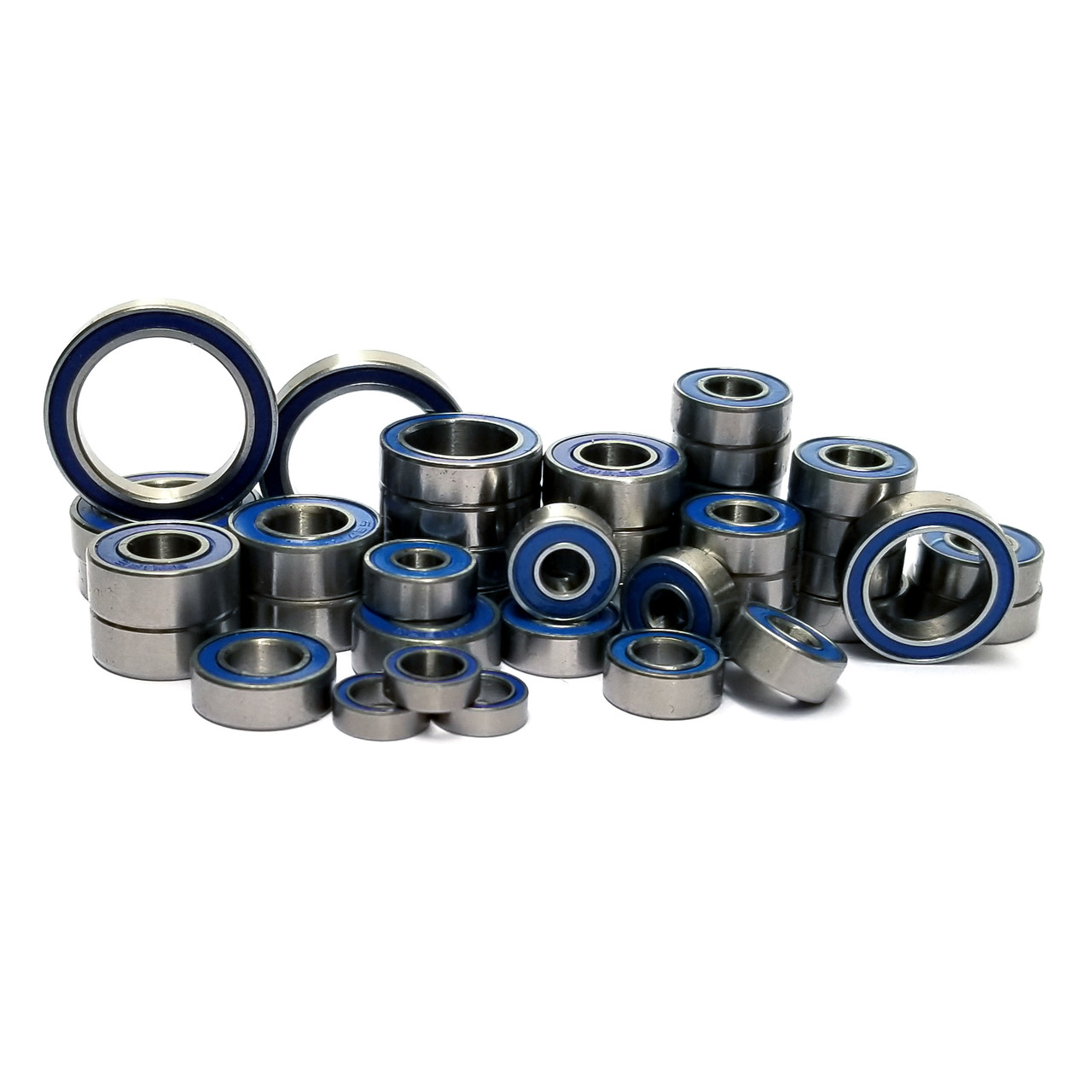 TRAXXAS TRX-4 complete rubber sealed bearing kit.  Comes with a full 41 pieces and replaces all bearings on your truck.
