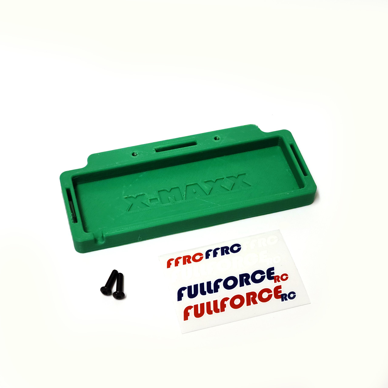 FOR Traxxas X-MAXX Accessory Battery Tray in GREEN ABS.