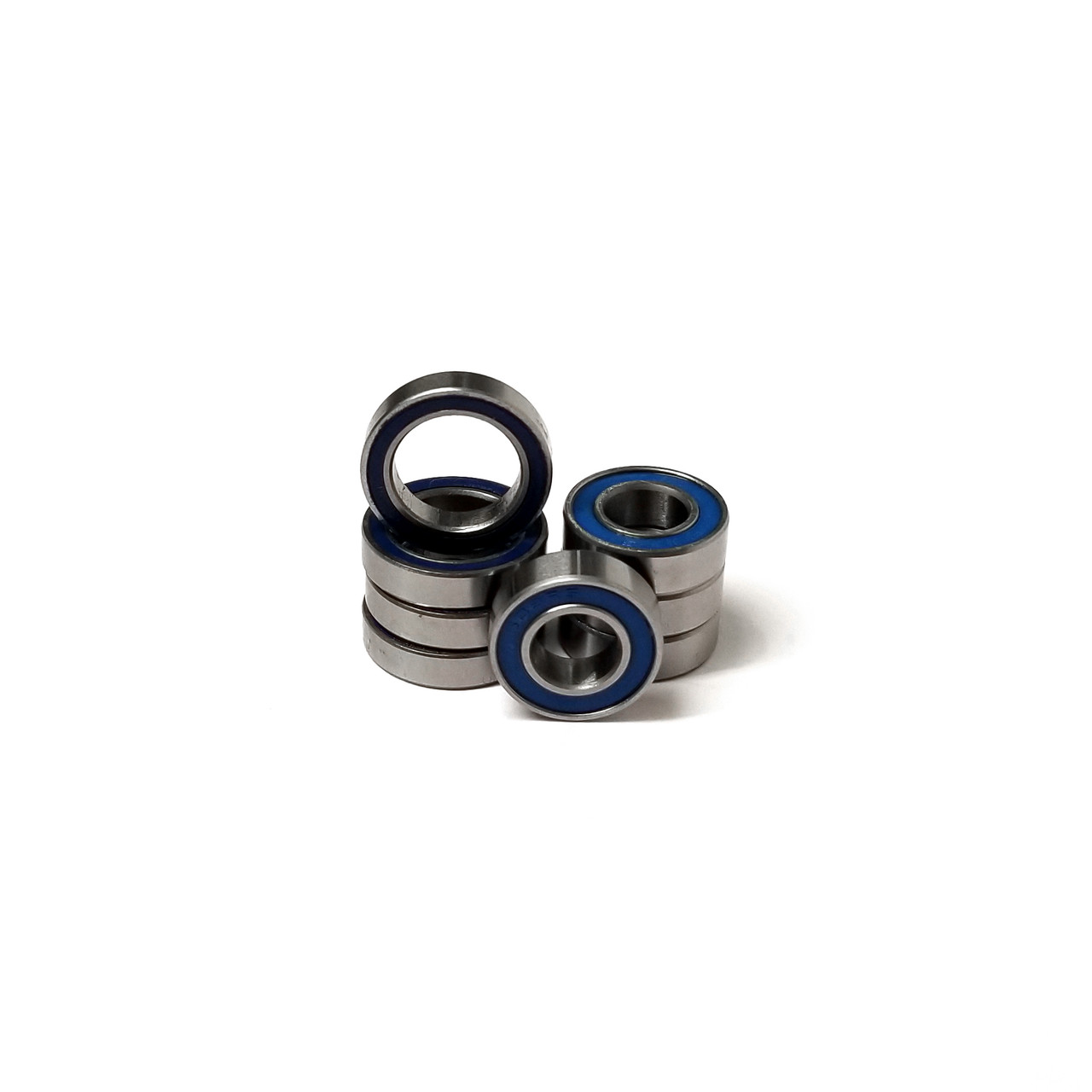 For Traxxas MAXX 4S 10th Scale Blue Rubber sealed wheel bearings.  For use with the Traxxas brand Steel CV Shields part no. 8950X only.     Includes 4-8x16x5 mm and 4-17x23x4 mm Bearings.