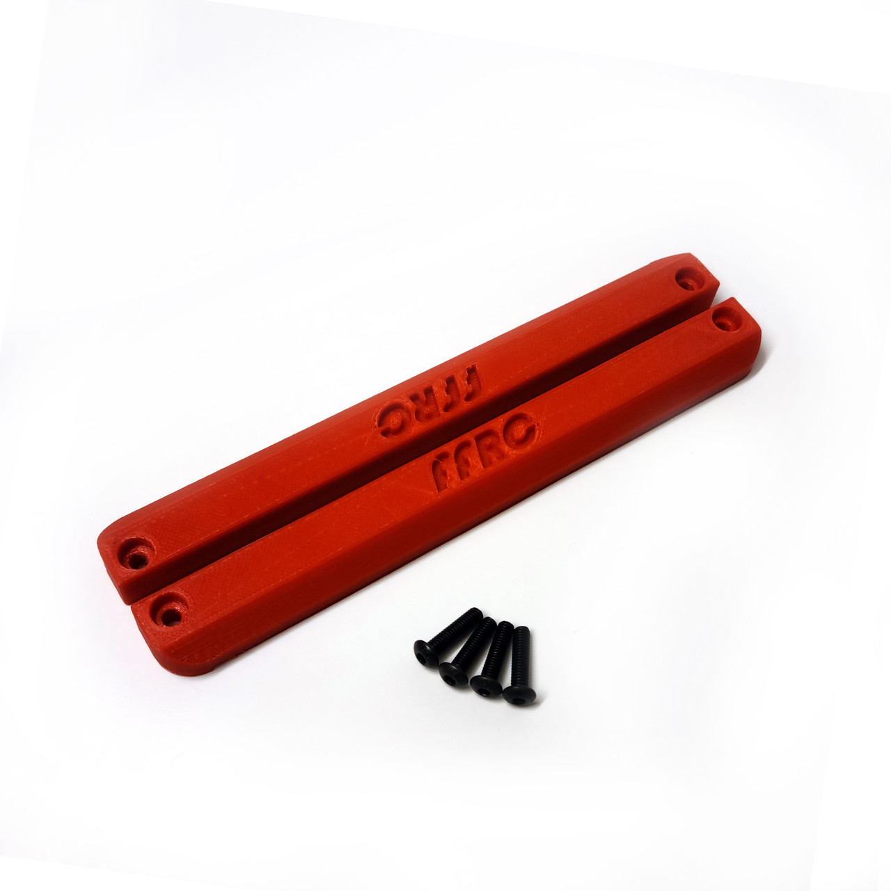 Losi DBXLE 2.0 ABS 3D Printed Roof Rails (2) in Red.