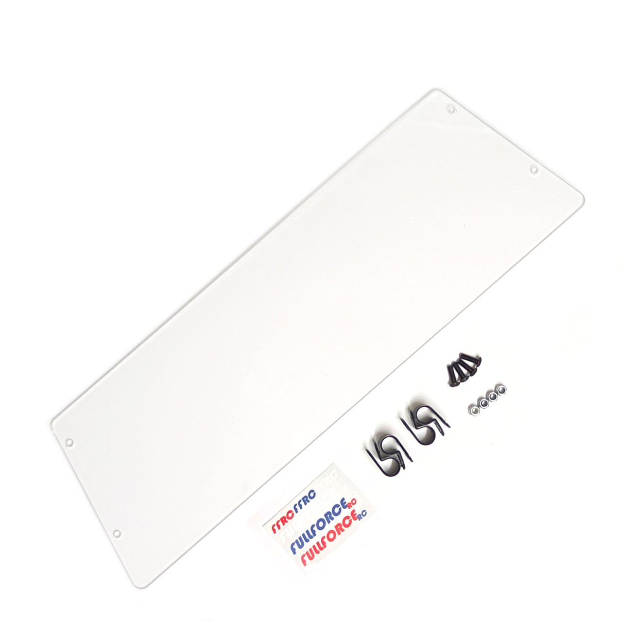 Heavy duty full windshield for the new Team Losi 5ive-TE 3.0.  This windshields is huge at over 15" wide.