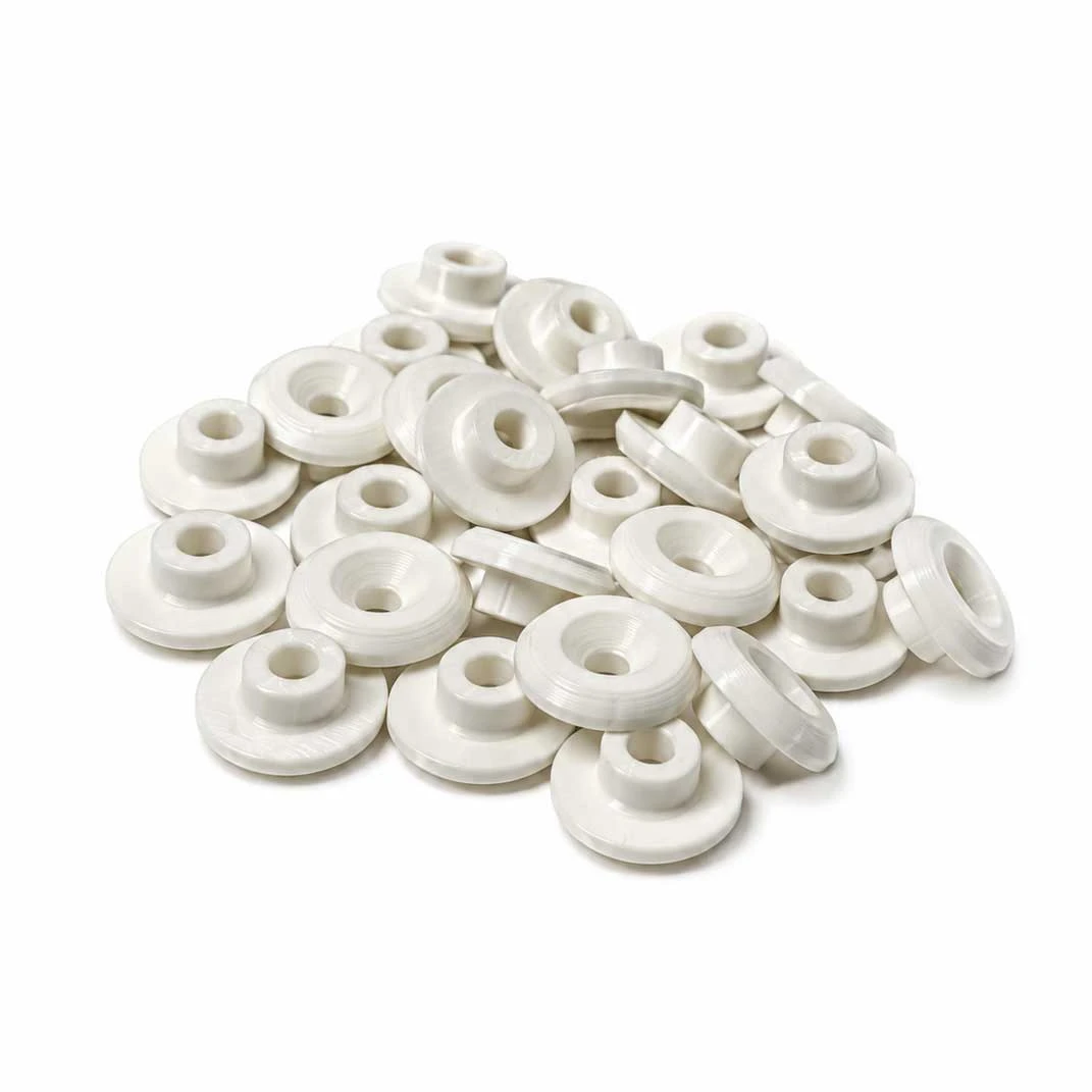 3D Printed ABS Body washers for the Losi 5ive-TE & TG 3.0.  Pack of 26 pieces in WHITE.