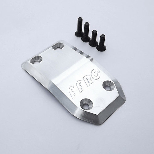 Losi 5ive-T Aluminum front skid plate with install hardware.