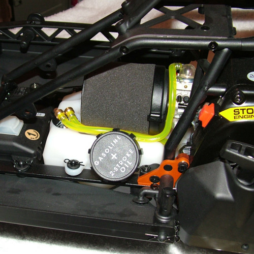 Shown here mounted on an HPI Baja 5T truck.