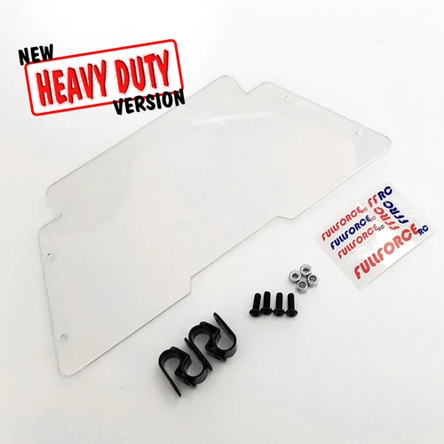 HEAVY DUTY Losi Desert Buggy XL-E & DBXL-E 2.0 and the new NSR 5XL-E Front Windshield made right here in the USA.  Complete with mounting hardware. Fits the Electric versions only.