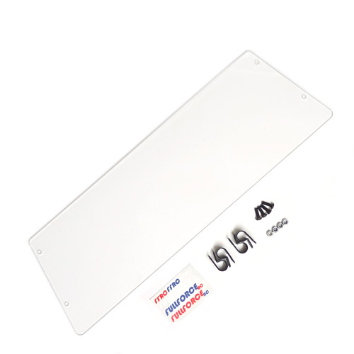 Heavy duty full windshield for the new Team Losi 5ive-TE 3.0.  This windshields is huge at over 15" wide.