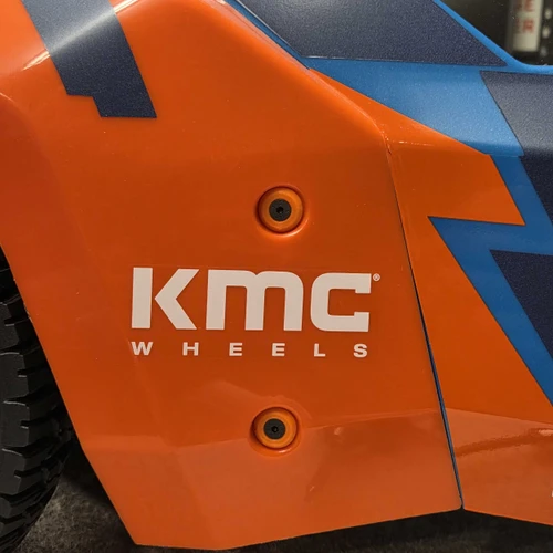 Here are the orange versions on the stock orange body panel.