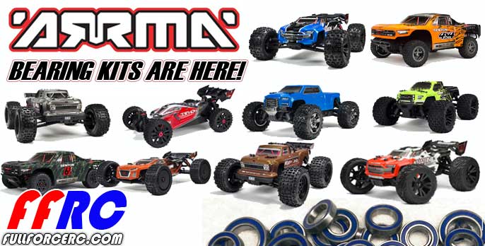 ARRMA Full ABEC 3 BEARING KITS BY FULLFORCE RC