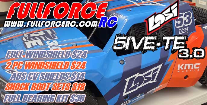 Team Losi 5ive-TE 3.0 upgrades from Fullforce RC