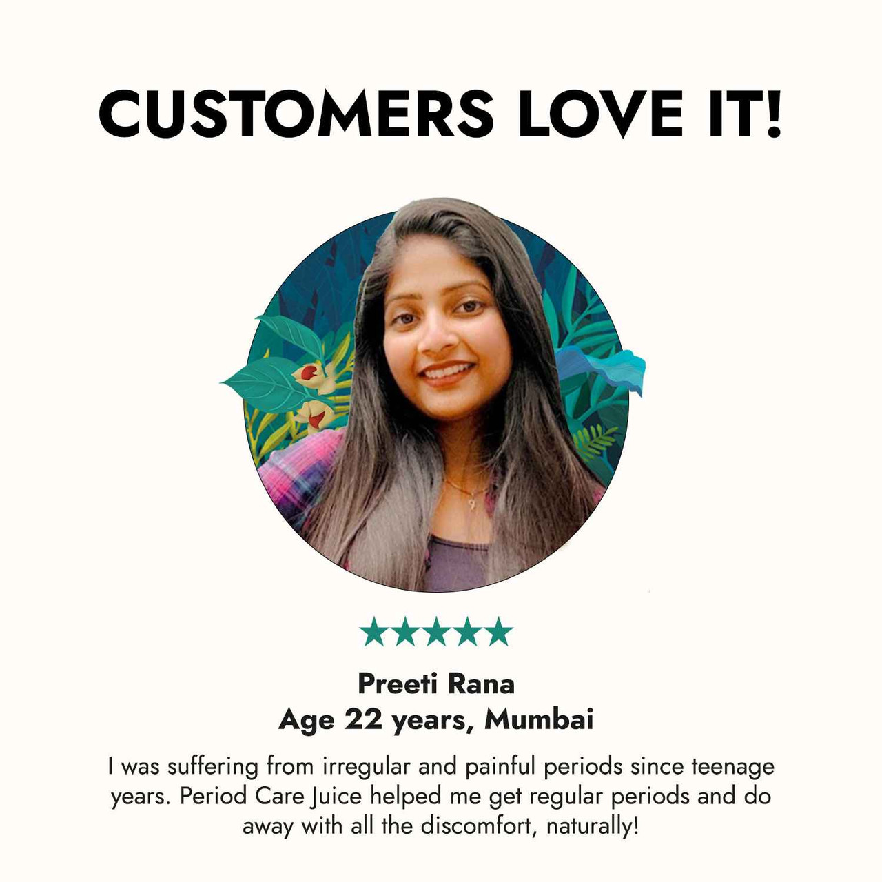 97% women got relief from period pain & cramps in 3 months.
An Ayurvedic Elixir that treats irregular periods. It may also provide relief from conditions like PCOS/PCOD. Made with 5 research backed ayurvedic herbs, it balances hormonal levels naturally.