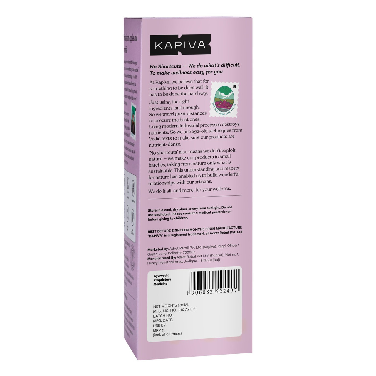 Apple Cider Vinegar + Garcinia 500 ML