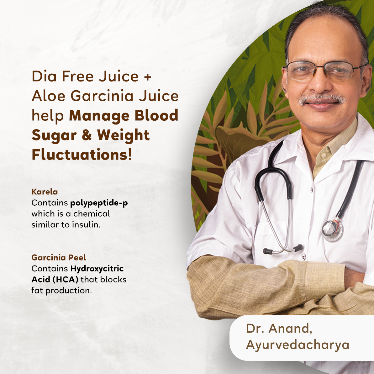 Dia Free Juice & Aloe Garcinia Juice - Diabetes & Weight Care Combo