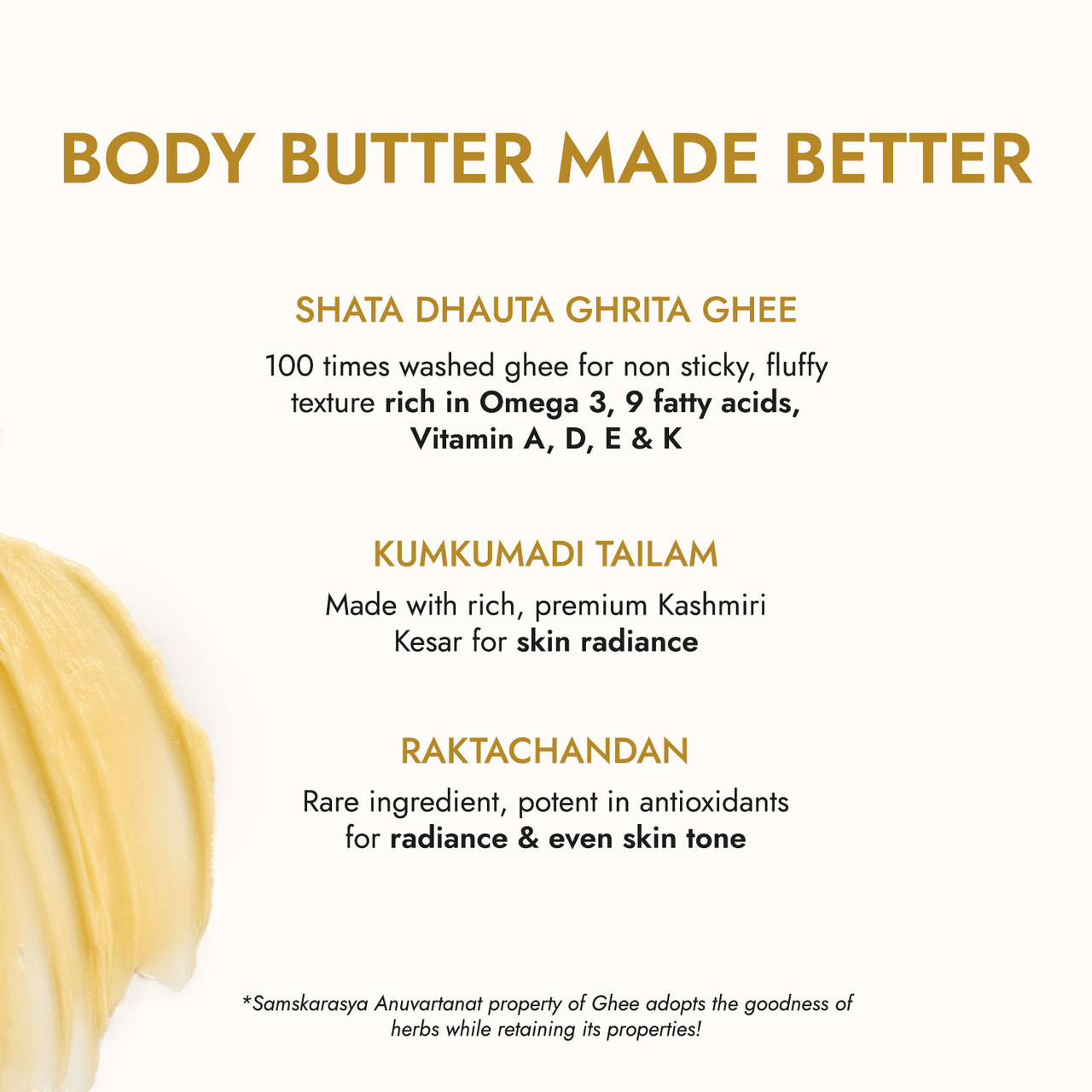 Ghee Kumkumadi Body Butter