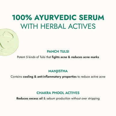 Tulsi Anti Acne Serum - For Active Acne & Acne Marks