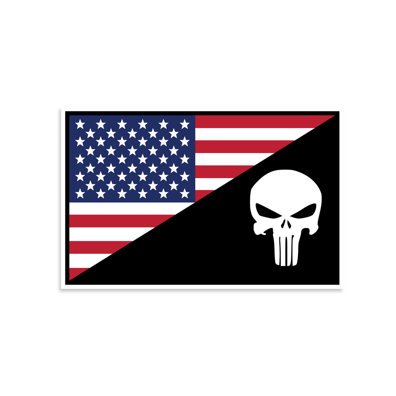 Texas State Flag Punisher Patch (PVC)