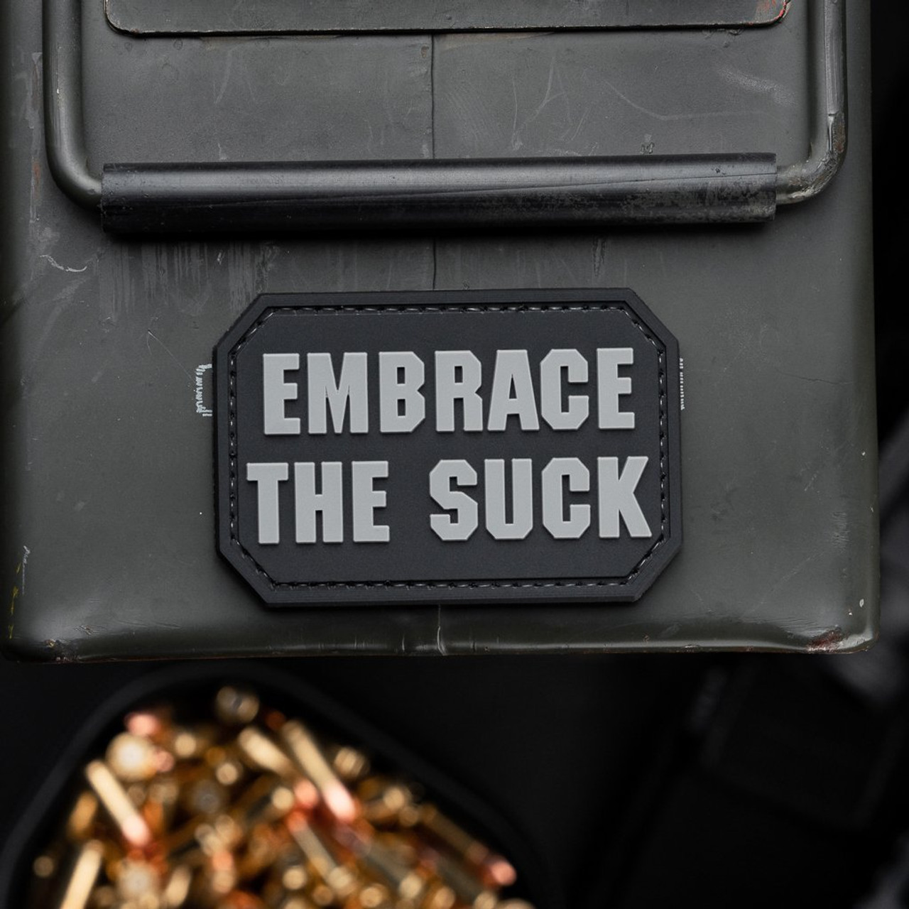 Embrace The Suck Tactical Patch Embroidered Morale Applique Fastener Hook &  Loop Emblem : : Home