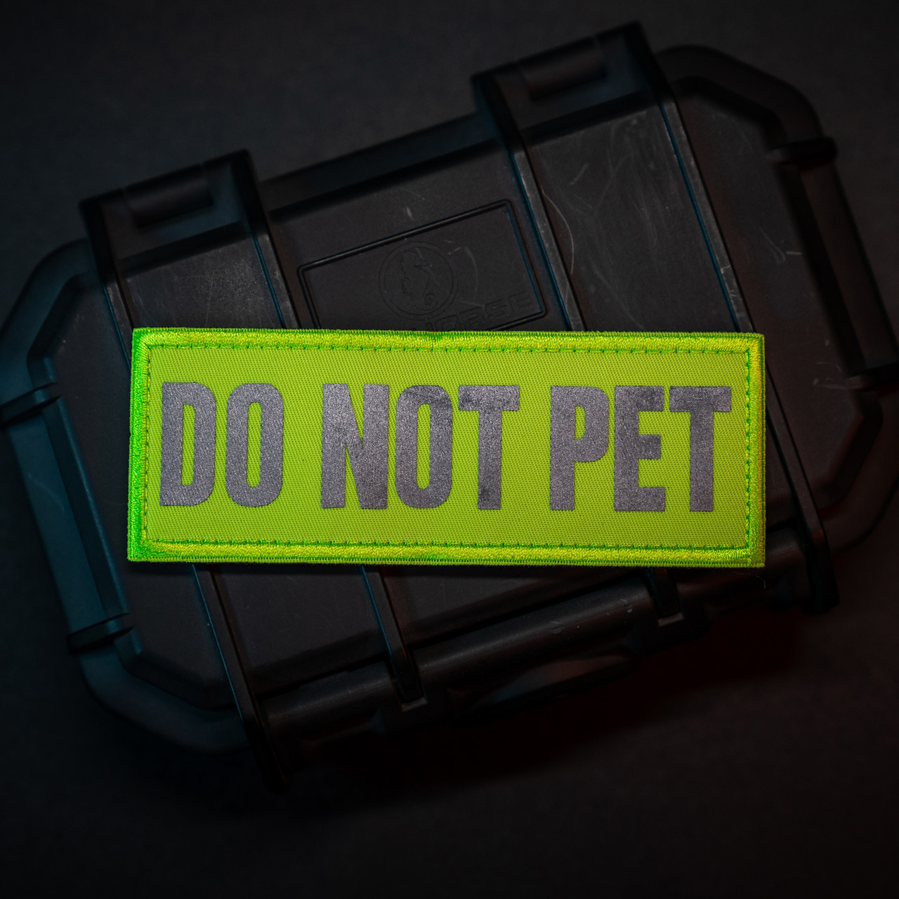 custom do not pet patch with