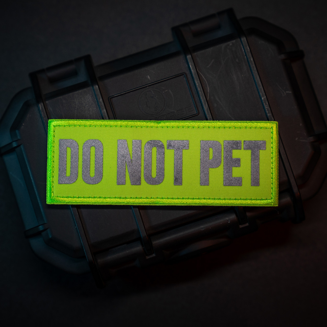 2PCS patches for vest Reflective Tags For Vest Do Not Pet Patch